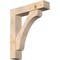 Ekena Millwork Legacy Block Smooth Bracket w/ Offset Brace, Douglas Fir, 7 1/2"W x 34"D x 40"H BKT0806X34X40LEC05SDF - alternate 1